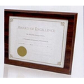 10.5"x13" Walnut Slide-in Certificate Plaque